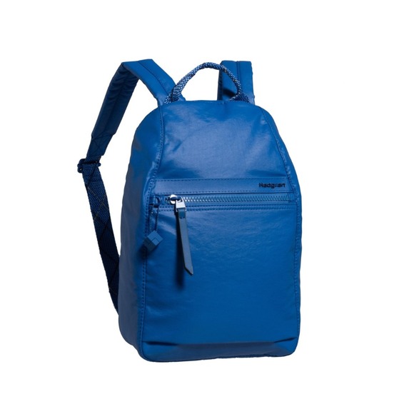 Hedgren Vogue RFID Backpack Small Creased Strong Blue Water & Dust Repellent - Picture 1 of 8